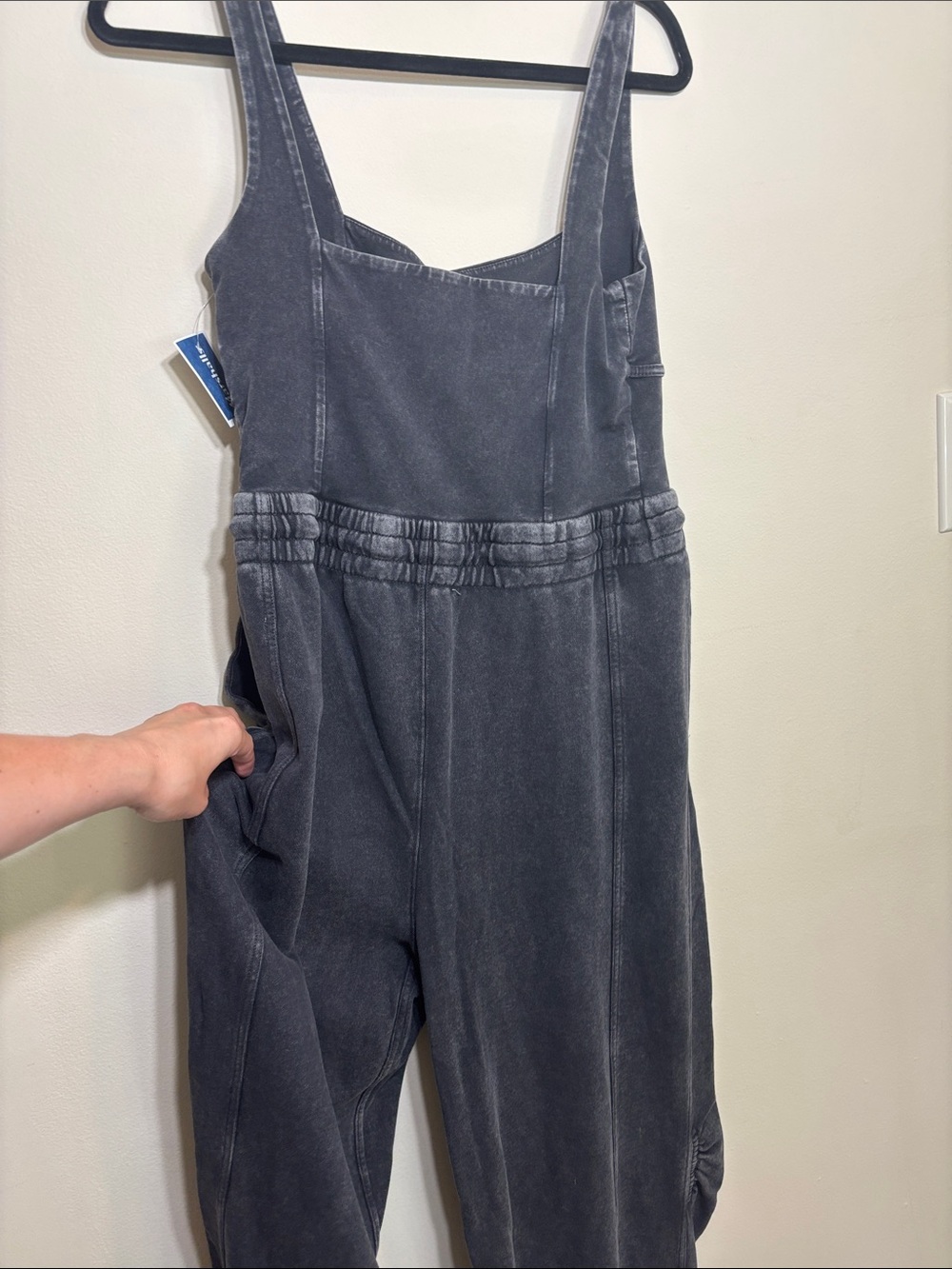FP Movement by Free People Washed Charcoal Jumpsuit - Picture 6 of 8